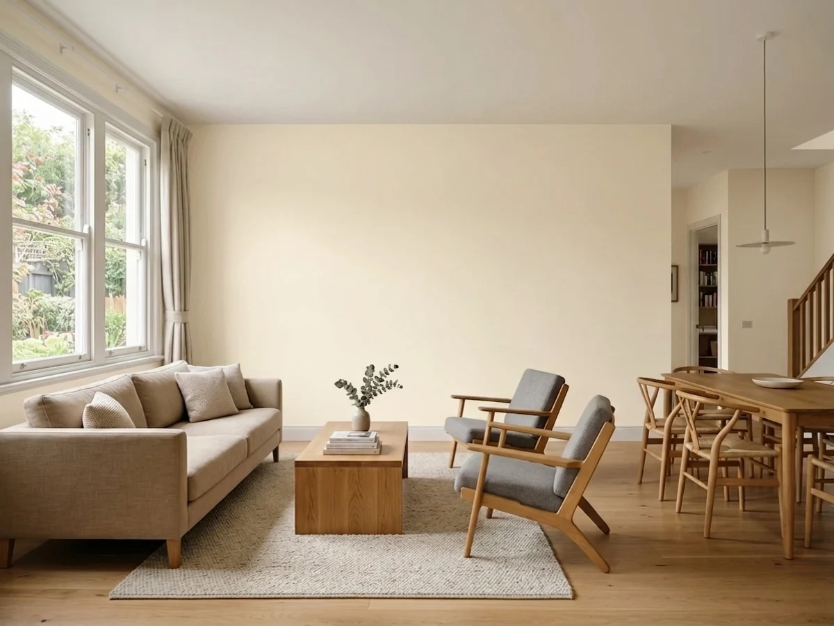 Benjamin Moore Cotton Balls in a whole house